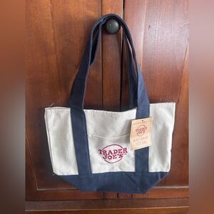 Trader Joe's Mini Canvas Tote Bag